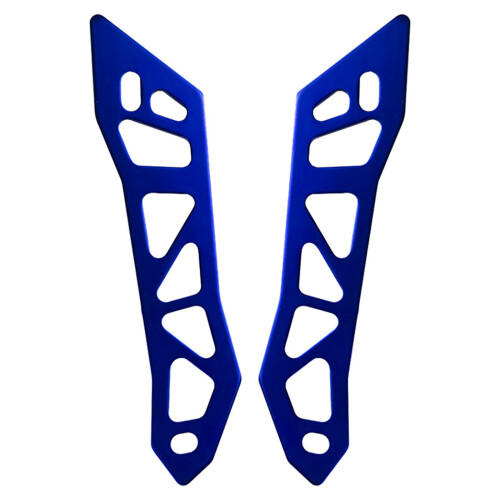 Heavy Duty Metal Motorcycle Windshield Mounting Kit for Enhanced Wind Protection Blue
