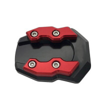 Aluminum Motorbike Foot Side Plate Enlarge Kickstand Pad for PCX150/125 Forza300 Red
