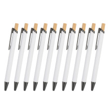 Retractable Ballpoint Pen Office Metal Signing Pen Guest Sign In Pen 1.0MM Tip White