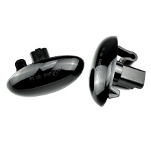 For 307 206 for Citroen C2 C3 C5 LED Dynamic Turn Signal Side Marker Light Black