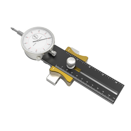 Table Saws Dial Gauge Corrector Aluminun Alloy Calibration Adjustable 130-220mm