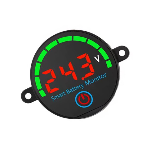 LED Battery Level Indicator Digital Voltmeter with Screw Hole Voltage Charge Tester Lithium Battery Capacity Board Red 2