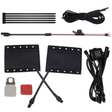 Universal Motorcycle Electric Heated Grips Cover Hand Warmer Adjustable Hot Grip