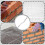 1/2" X 5/8" Masonry Jointer Concrete Jointer Brick Tool Double Ended Masonry Pointing Tofor Cement Pointing Trowel Tools 2