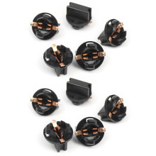 10x T10 Twist Socket Car Instrument Panel Cluster Plug Dash LED Lamp Bulb Holder
