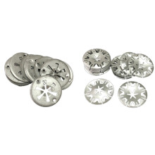 Metal Clamping Plate Cover Mounting Clips Exhaust Heat Shield Clip Washer 30mm 10 sets