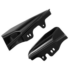 Under Seat Engine Air Deflector Mid-Frame Air Deflector Heat Shield for Touring- Black