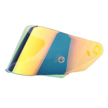 Sunshades Motorcycle Helmets Visors High Transparency Adjustable For KYT Course Golden red