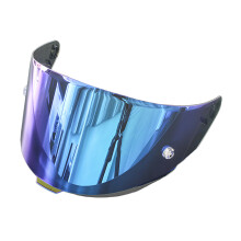 Impactresistant Motorcycle Lens Visors for KYT Course UV Protections Adjustable Ice blue