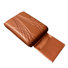 Car Armrest Cushion Pad Center Console Mat for Seat Box Cover Protector Brown Angel Style