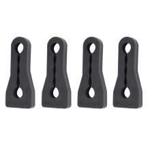 Damper Buffer Screaks Soundproof Deaf Seal Buffer Auto Accessory Black