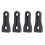 Damper Buffer Screaks Soundproof Deaf Seal Buffer Auto Accessory Black 1