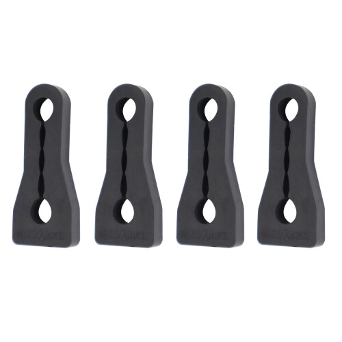Damper Buffer Screaks Soundproof Deaf Seal Buffer Auto Accessory Black