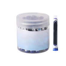 30x/Set Fountain Pen Ink Cartridges Replaceable Ink Refills 3.4mm Ink Sac Blue