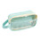 Clear Pencil Case Two Large Compartment, Multipurpose Pen Case Pencil Bag Mint green 1