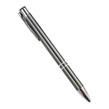 Metal Ballpoint Pen Retractable Rollerball Pen Assorted Colors Smooth Writing Gun gray