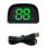 Digital Car Speed Meter Easy Install Auto HUD Display Visible Font Plastic HUD Green KMH 1