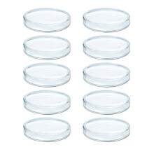 Glass Petri Dishes for Scientific Research Non-Toxic 60mm 75mm 90mm 100mm 100mm