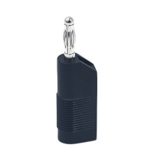 Nickel Plated Copper Banana Plug Set Perfect for Lab Research Electronic Repair Black