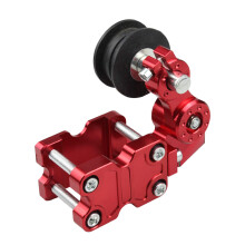 Universal Motorcycles Chain Tensioner Chain Adjuster On Roller Tools Adjuster Red