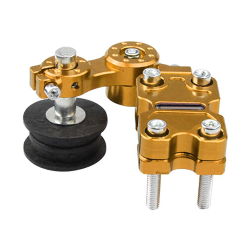 Universal Motorcycles Chain Tensioner Chain Adjuster On Roller Tools Adjuster Gold