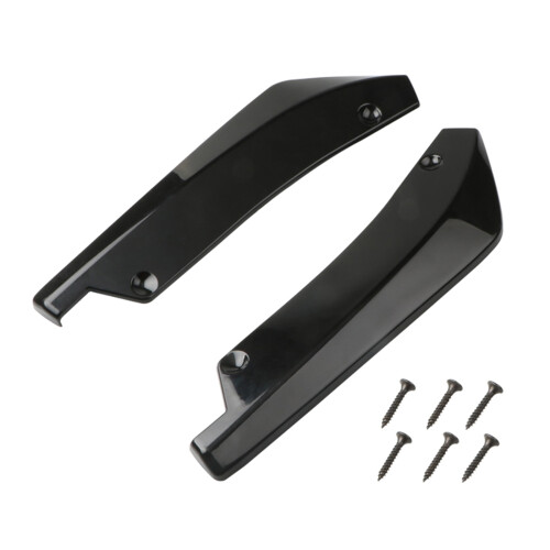 Winglet Side Skirt Extension Lip Spoiler Diffuser Splitter Car Side  Skirt Black