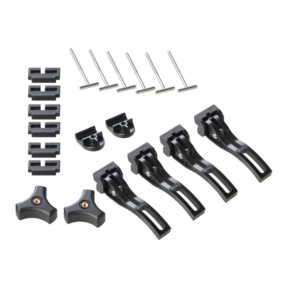 Hard Tri-Fold Tonneau Pickup Truck Bed Cover Fixing Kit Rear Front Clamp T-Bolts 7754005148603