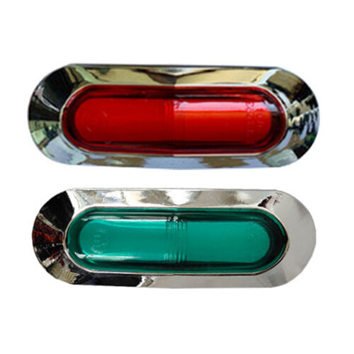 2Pcs 4 LED Side Marker Indicator Lights Lamp Front Rear Tail Clearance Lamp