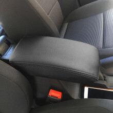 Car Armrest Seat Box Cover Car Interior Accessories Auto Armrest Cover black black line