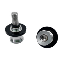 6mm 8mm 10mm Swingarm Spools Slider Stand Screws Motorcycle Accessory Aluminum Silver 8MM