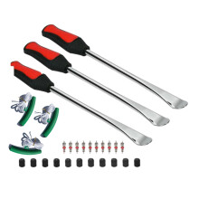 Tyre Lever Mounting Lever Tool with Wheel Rim Protectors Tyre Change Spoon Set Green I
