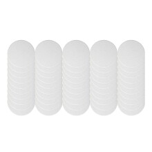 50Pieces Magnetic Painting Canvas Panel for Fridge Decorations DIY 50PCS Round Paint Pe