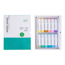 Professional Child Gouache Pastels Tempera Paint Stick Quick Drying for 12 color macaron