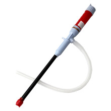 Portable Electric Pump Liquid Transfer Vehicle Fuel Gas Water Oil Suction Pumps Red