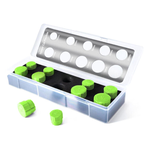 Reusable Car Radars Sensor Hole Cutter Tool 10 Template For Precise Film Cutting
