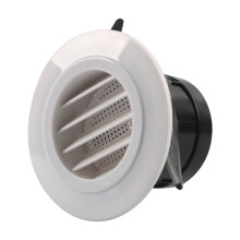 Round Adjustable Air Vent ABS Ventilation Grille Air Vent Cover for Inclined louver mesh