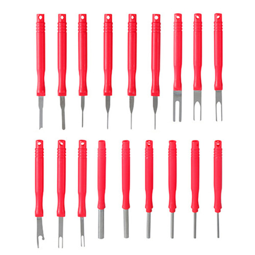 Car Terminal Removal Tool Set Electrical WirePlug ConnectorPin Extractor 18pcs