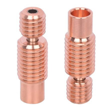 2 Pcs Bi-Metal Heatbreak Bimetal Heat Break for E3D V6 HOTEND Heater Block for Prusa I3 MK3 Break 1.75MM(Threaded)