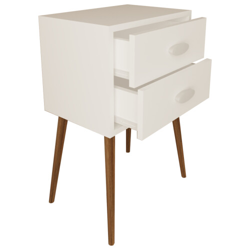 (Matt, Modern/Contemporary) Wooden side table bedside table Singol XXL 1