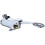 Valve à pédale unique montée au plancher, chrome poli 1
