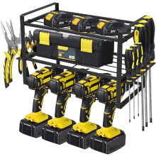 Organisateur d'outils électriques, support mural pour perceuse, rangement et organisation d'outils de garage, support utilitaire pour perceuse sa