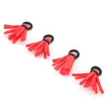 Fliegenfischen Schwimmer Set Schaumstoff 4x Rot