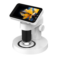 Microscope, microscope numérique LCD pour enfants, microscope numérique USB 1000X avec support professionnel, fonctions photo et vidéo