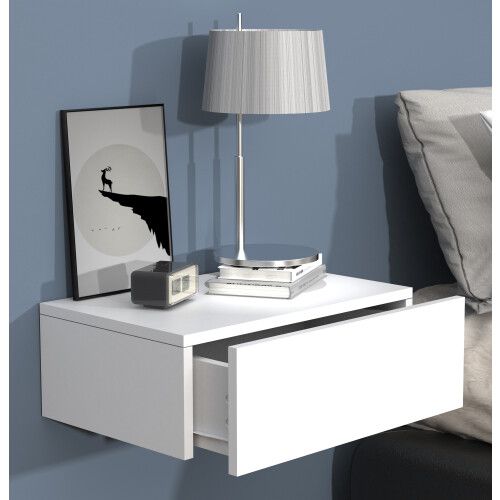 Wooden wall hanging bedside table Usal M 45 cm 2