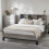 Bali Bookcase Headboard Bed 150cm - Grey Oak 1