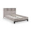 Bali Bookcase Headboard Bed 150cm - Grey Oak 2