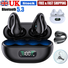 Bluetooth 5.3 Wireless Headphones Clip-Ear Earbuds Earphones For iPhone Android