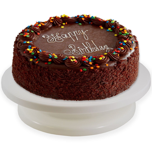 28CM ROTATING CAKE ICING DEOCRATING REVOLVING KITCHEN DISPLAY STAND TURNTABLE