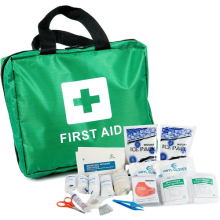 90 PIECE FIRST AID KIT BAG MEDICAL EMERGENCY KIT. TRAVEL HOME CAR TAXI WORKPLACE