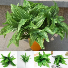 Artificial Plantss Plant Green Fake Grass Garden Outdoor Wedding Home Wall Decor